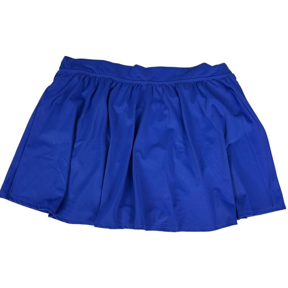 LL Bean Women's BeanSport Swim Skirt size 20W Cobalt